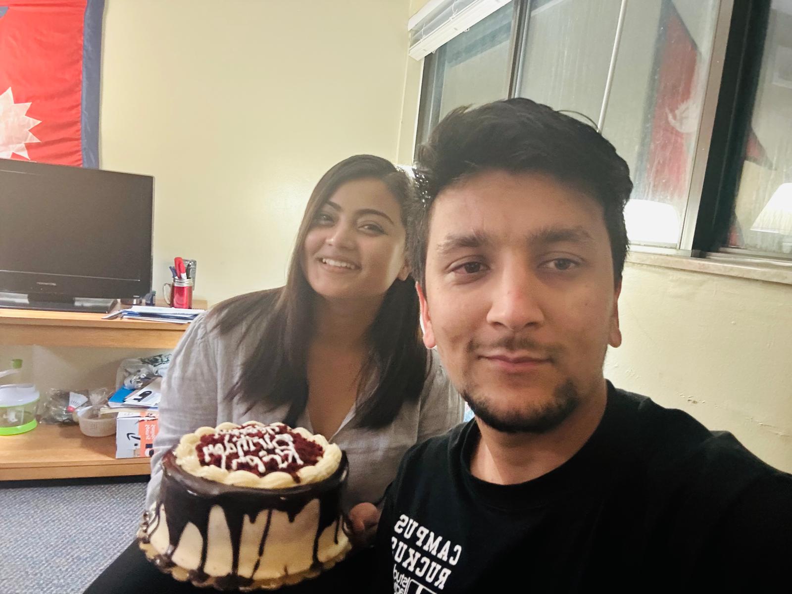 Our first birthday celebration together